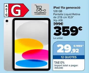 Apple - iPad 11a Generacion