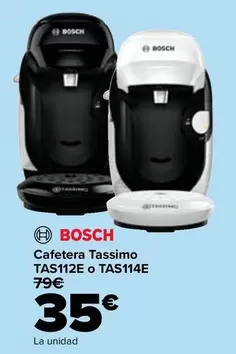 Bosch - Cafetera Tassimo TAS112E O TAS114E