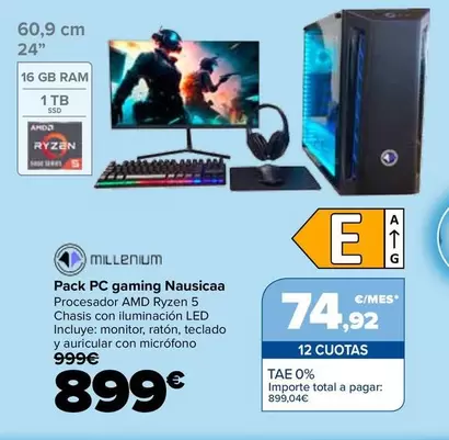 Milenium - Pack PC Gaming Nausicaa