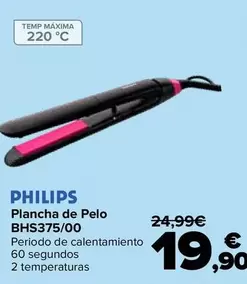 Philips - Plancha De Pelo BHS375/00