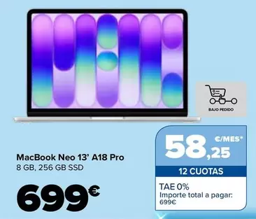 Apple - MacBook Neo 13’ A18 Pro