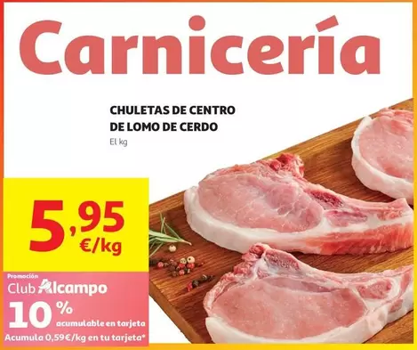 Chuletas Centro Cerdo#centro Chuletas Cerdo X6