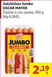 Salchicha Jumbo Oscar Mayer 350g