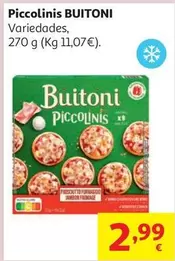 Piccolinis Capricciosa Buitoni 270gr