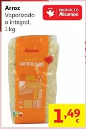 Arroz Vaporizado Auchan 1 Kg