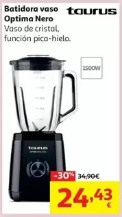 Taurus - Batidora Vaso Optima Nero