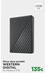 WD - Disco Duro Portatil Western Digital