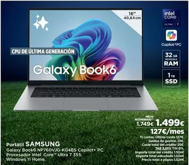 Samsung - Galaxy Book6 Np60x6-kg6es Copilot