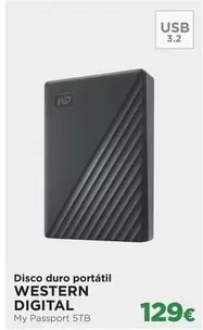WD - Disco Duro Portatil Western Digital