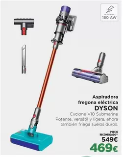 Dyson - Aspiradora Fregona Eléctrica