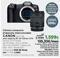 Canon - Càmera Compacta D'Objectiu Intercaviable
