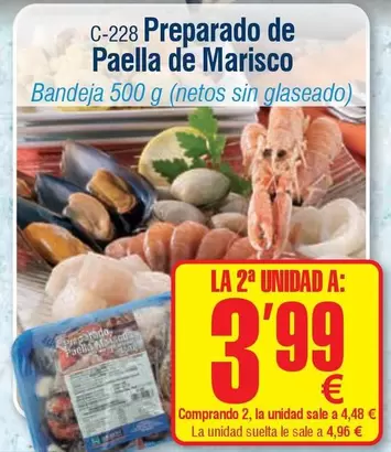 Preparado De Paella De Marisco