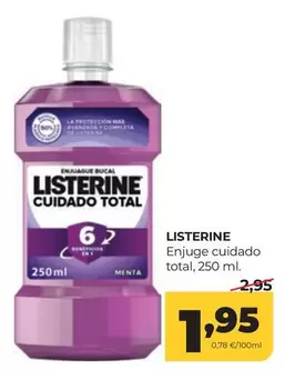 Listerine - Enjuge Cuidado Total