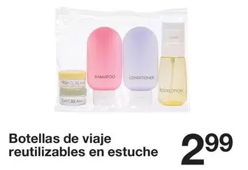 Botellas De Viaje Reutilizables En Estuche