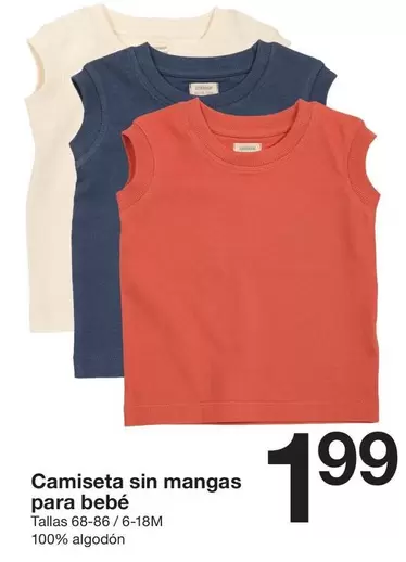 Bebé - Camiseta Sin Mangas Para Bebe