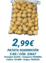 Agata - Patata Guarnicion 5 Kg 