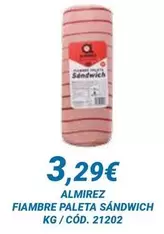 Almirez - Fiambre Paleta Sandwich