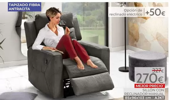 Sillon Con Reclinador Manual