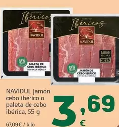 Navidul - Jamon Cebo Iberico O Paleta De Cebo Iberica