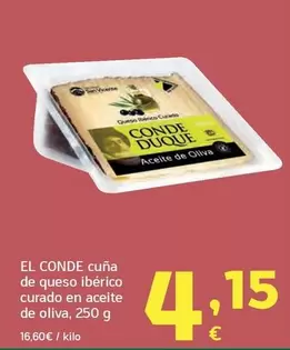 Palacio del Conde - Cuna De Queso Iberico Curado En Aceite De Oliva