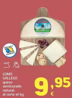 lomo gallego - Queso Semicurado Natural
