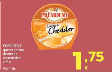 Président - Queso Crema Distintas