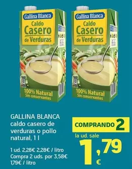 Gallina Blanca - Caldo Casero De Verduras O Pollo Natural
