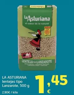 La Asturiana - Lentejas Tipo Lanzarote