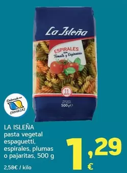 La Isleña - Pasta Vegetal Espaguetti