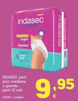 Indasec - Pant Plus Mediana O Grande