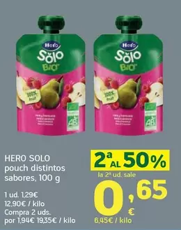 Hero - Pouch Distintos Sabores