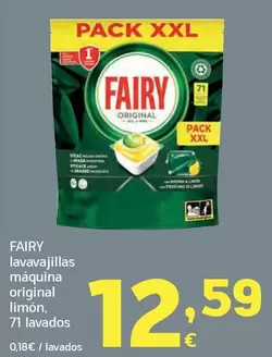 Fairy - Lavavajillas Maquina Original Limon