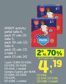 Dodot - Activity Panal Talla 6