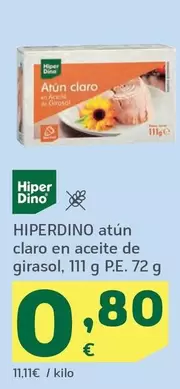 Hiperdino - Atun Claro En Aceite De Girasol