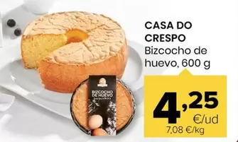 Casa Do Crespo - Bizcocho De Huevo