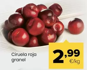 Ciruela Roja Granel