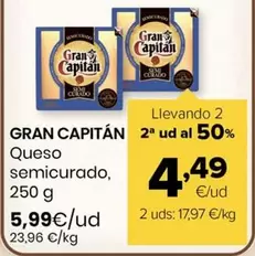 Gran Capitán - Queso Semicurado
