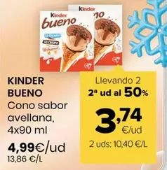 Kinder - Bueno Cono Sabor Avellana