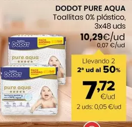 Dodot - Pure Aqua Toallitas 0% Plastico