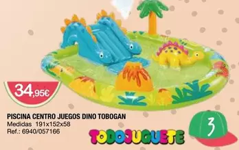Piscina Centro Juegos Dino Tobogan