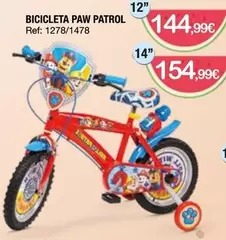 Paw Patrol - Bicicleta