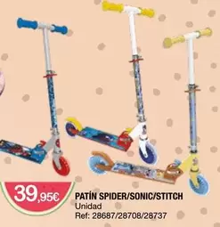 Patin Spider/ Sonic/ Stitch