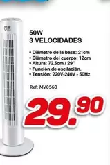Muvip - 50w 3 Velocidades