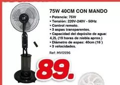 75w 40cm Con Mando