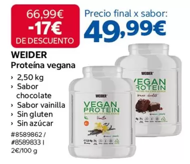 Weider - Proteína Vegana