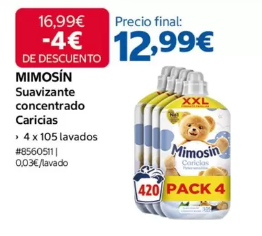 Mimosín - Suavizante Concentrado Caricias