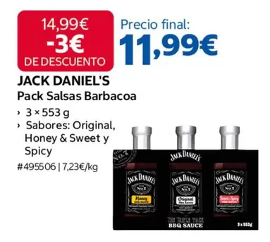 Jack Daniel's - Pack Salsas Barbacoa