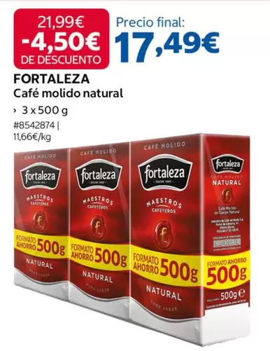 Fortaleza - Café Molido Natural