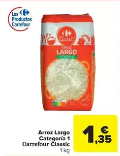 Carrefour bio - Arroz Largo Categoria 1 Classic