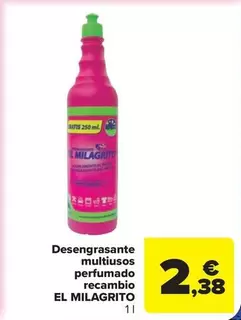 El Milagrito - Desengrasante Multiusos Perfumado Recambio